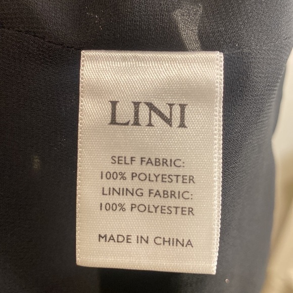 Lini Mini Dress Sleeveless with Ruffle Waist Black and Gold - Small - Picture 10 of 12